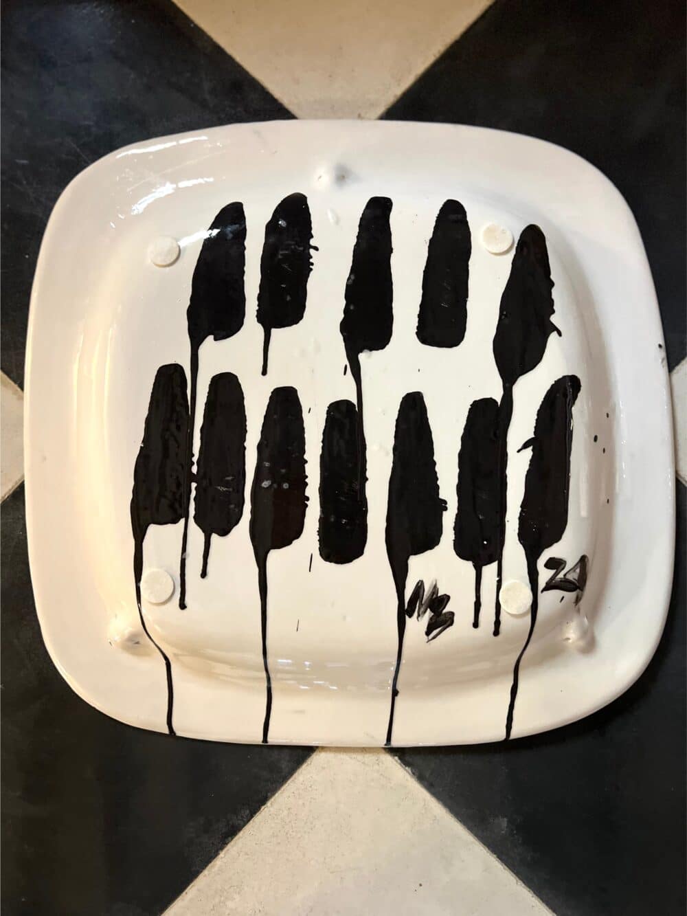 ARTY GRAND SERVING PLATE  <span class="char";>№1</span> - Image 2