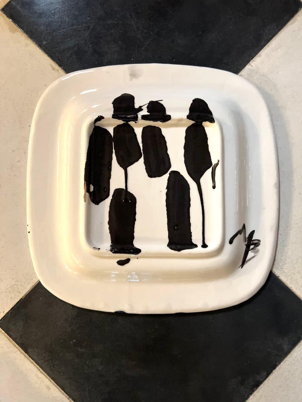 ARTY MEDIUM SERVING PLATE  <span class="char";>№1</span> - Image 2